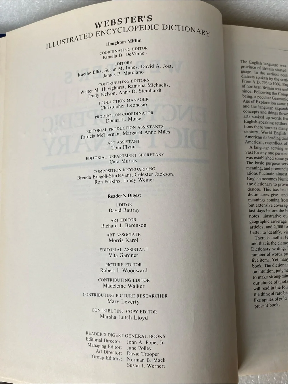 Tormont Webster's ILLUSTRATED ENCYCLOPEDIC DICTIONARY Vintage Hardcover Book